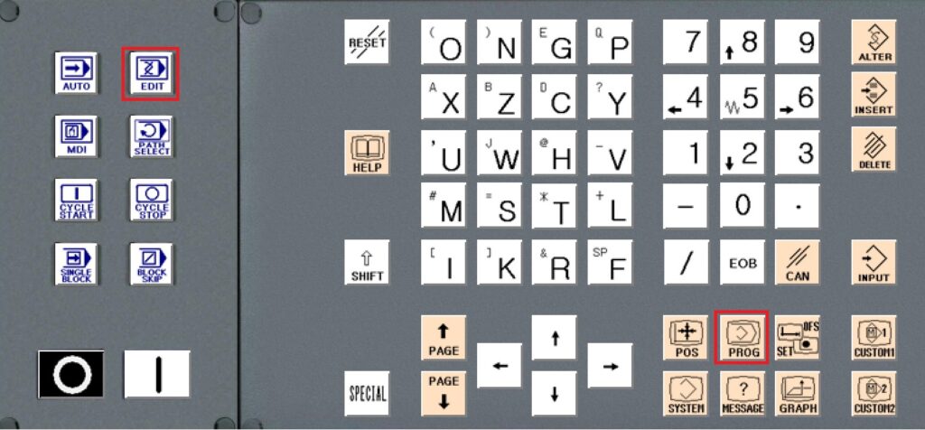 fanuc outputting by filr name